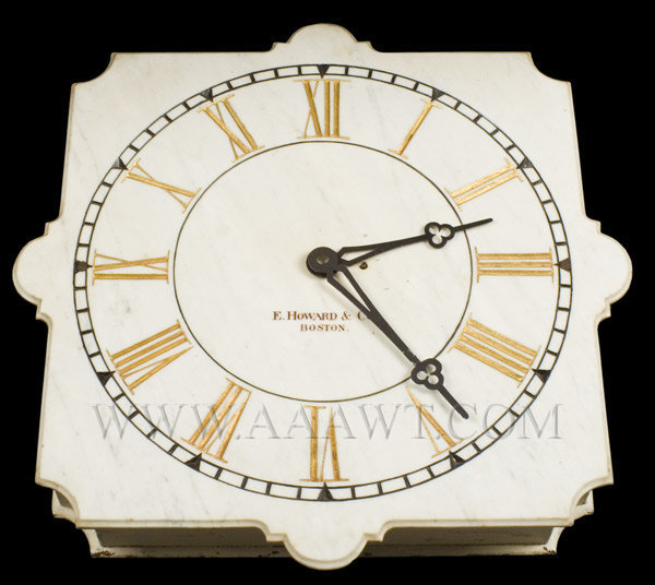 Gallery Clock, Marble Dial, No. 20
E. Howard and Company
Boston
Circa 1923, entire view